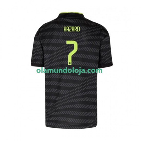 Camisola Real Madrid Eden Hazard 7 Thrid Homem 2022-2023 Manga Curta